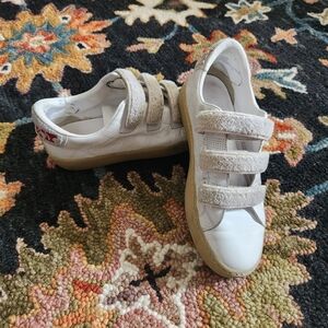 Burberry white leather Becky Perf sneakers